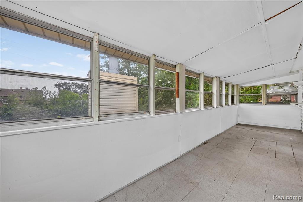 Enclosed upstairs porch at 19178 San Juan Dr